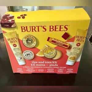 Burt's Bees Tips & Toes Care Kit — Yellow and Red Packaging